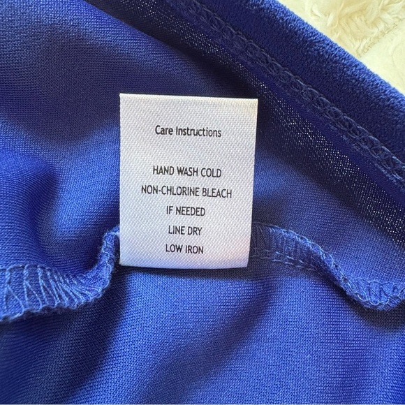 Emerald Sundae Asymmetrical Cocktail Dress Blue NET Women’s Medium - Picture 6 of 8